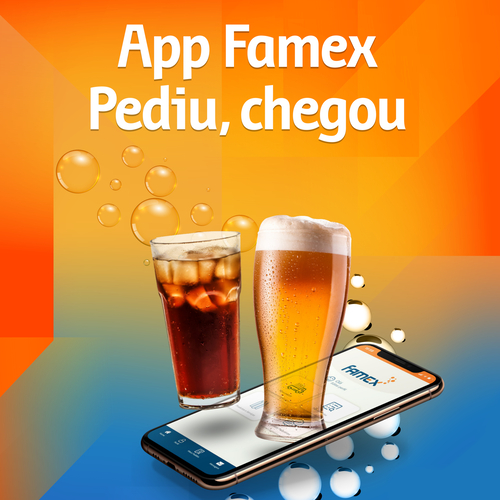 App famex. Pediu chegou.